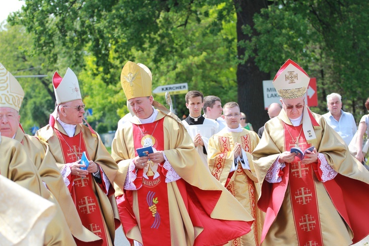 Procesja do ołtarza - Msza św. koronacyjna