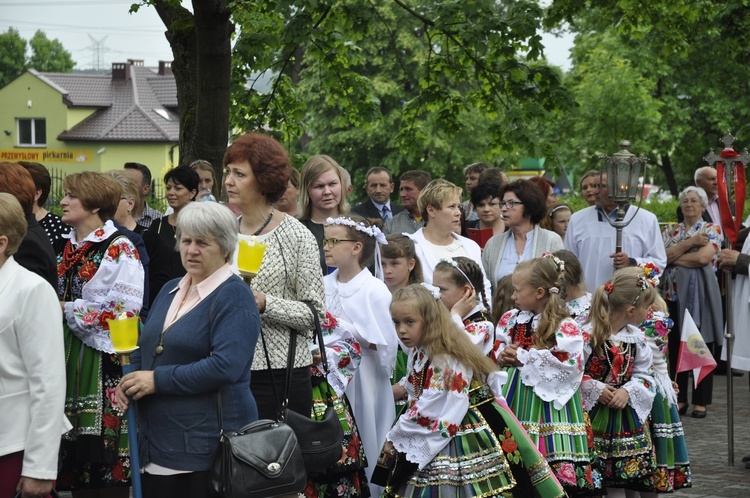 Powitanie ikony MB Częstochowskiej w Domaniewicach