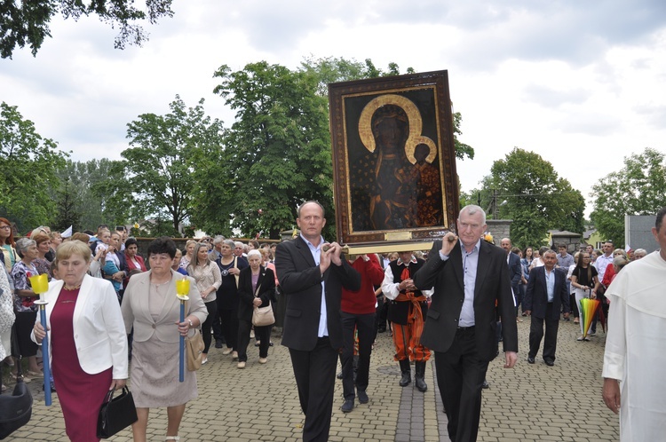 Powitanie ikony MB Częstochowskiej w Domaniewicach