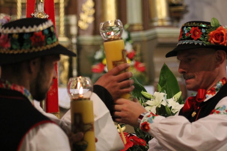 Powitanie ikony MB Częstochowskiej w Domaniewicach