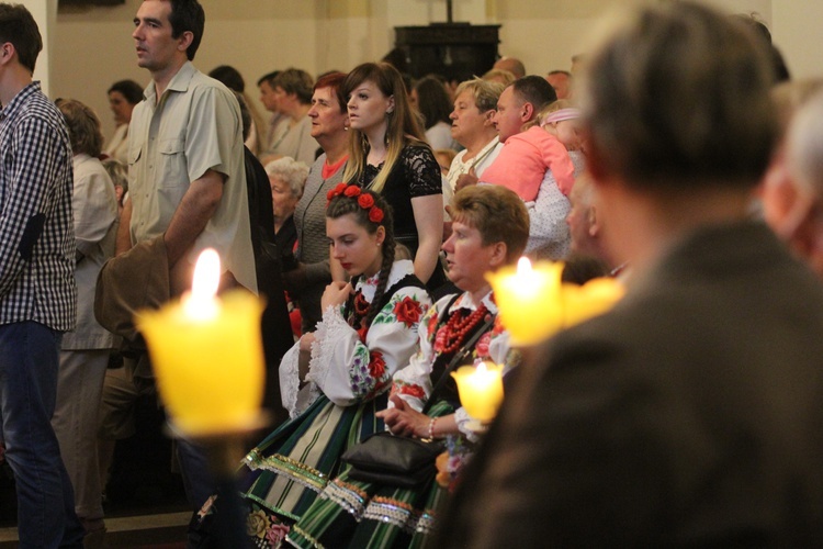 Powitanie ikony MB Częstochowskiej w Domaniewicach