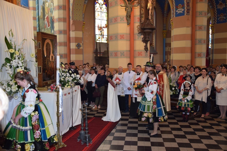 Powitanie ikony MB Częstochowskiej z Złakowie Kościelnym