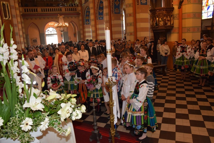 Powitanie ikony MB Częstochowskiej z Złakowie Kościelnym