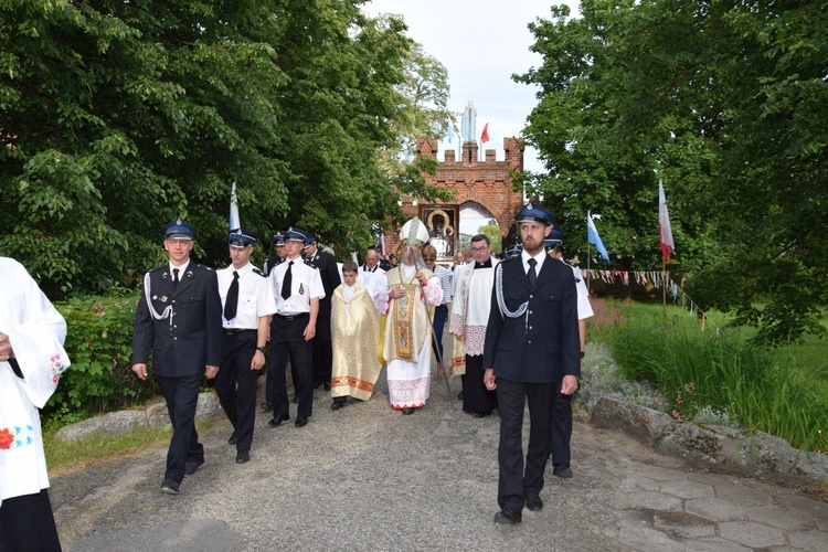 Powitanie ikony MB Częstochowskiej z Złakowie Kościelnym