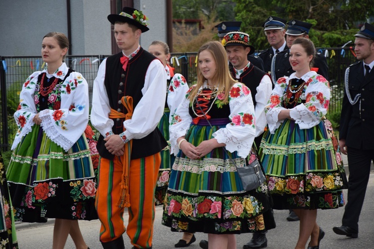 Powitanie ikony MB Częstochowskiej z Złakowie Kościelnym