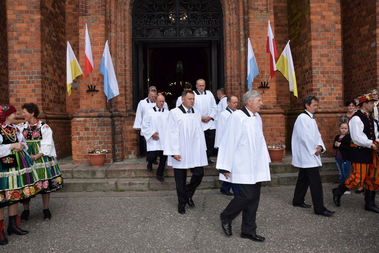 Powitanie ikony MB Częstochowskiej z Złakowie Kościelnym