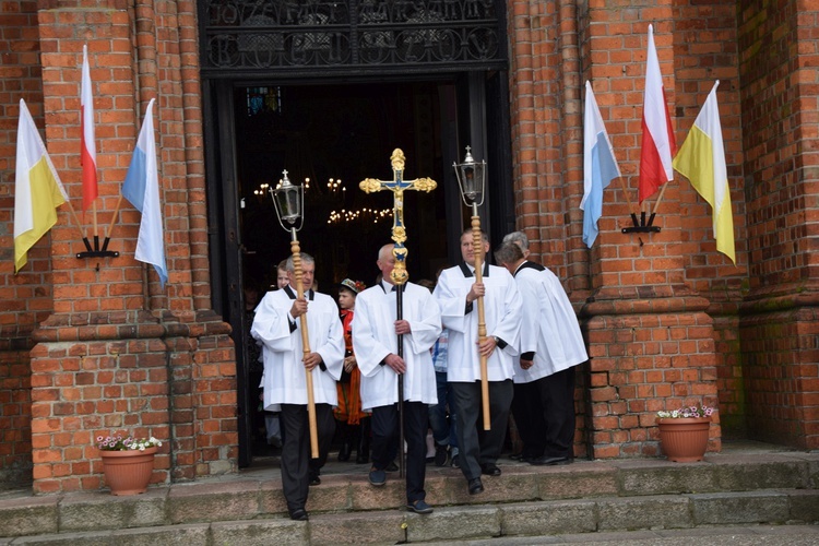 Powitanie ikony MB Częstochowskiej z Złakowie Kościelnym