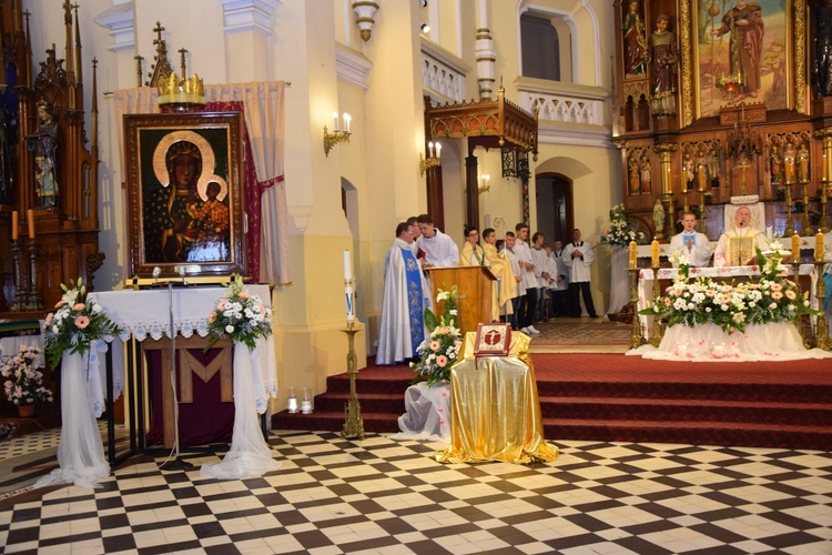 Powitanie ikony MB Częstochowskiej w Zdunach