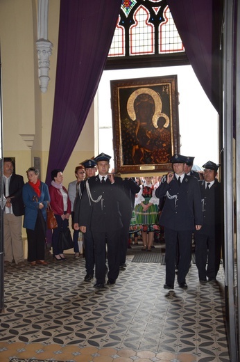 Powitanie ikony MB Częstochowskiej w Zdunach