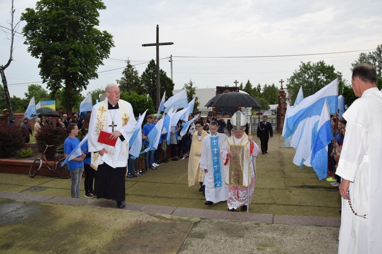 Powitanie ikony MB Częstochowskiej w Zdunach