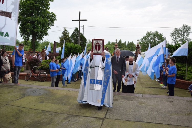 Powitanie ikony MB Częstochowskiej w Zdunach