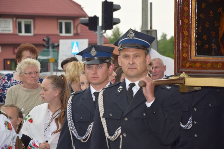 Powitanie ikony MB Częstochowskiej w Zdunach