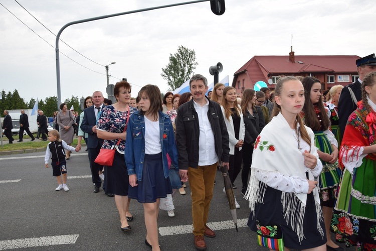 Powitanie ikony MB Częstochowskiej w Zdunach