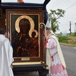 Powitanie ikony MB Częstochowskiej w Zdunach