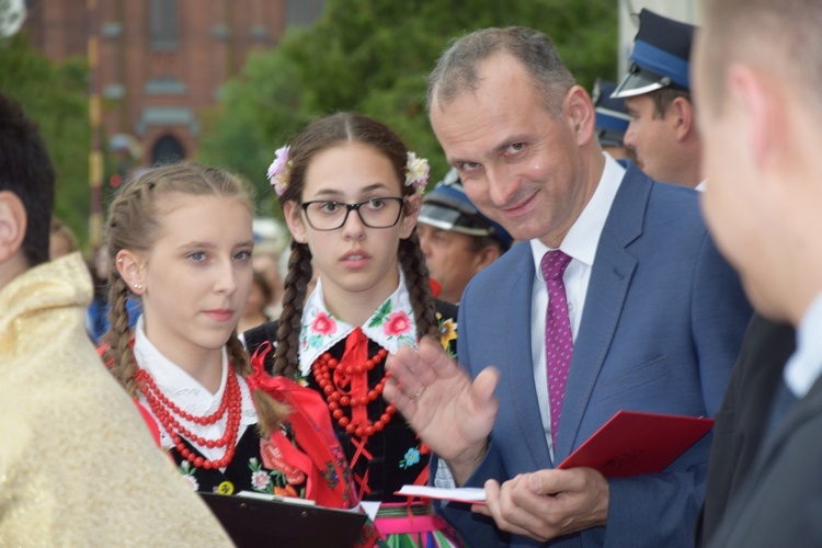 Powitanie ikony MB Częstochowskiej w Zdunach