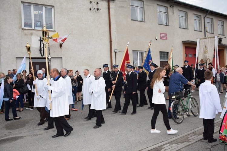 Powitanie ikony MB Częstochowskiej w Zdunach