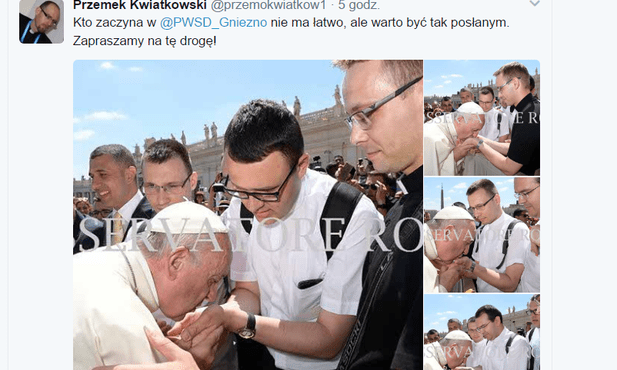 Papież ucałował ręce polskich neoprezbiterów