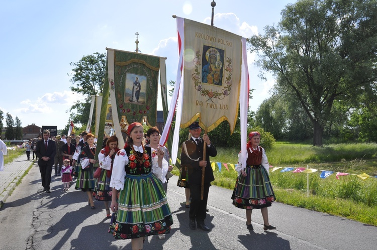 Powitanie ikony MB Częstochowskiej w Bąkowie