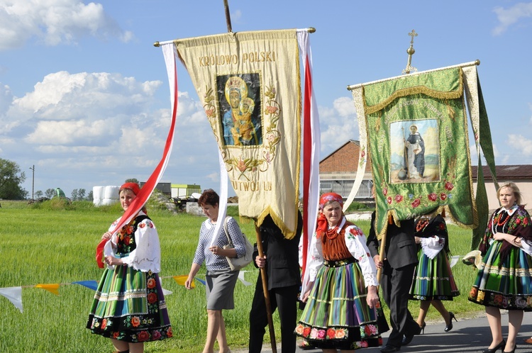 Powitanie ikony MB Częstochowskiej w Bąkowie