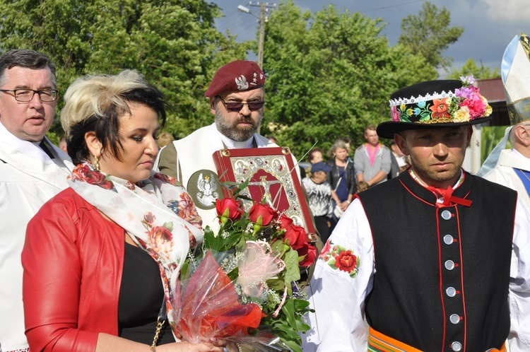 Powitanie ikony MB Częstochowskiej w Bąkowie