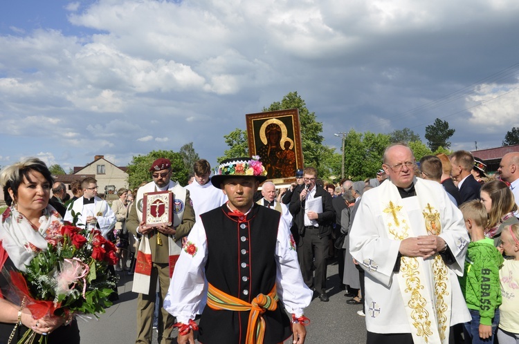 Powitanie ikony MB Częstochowskiej w Bąkowie