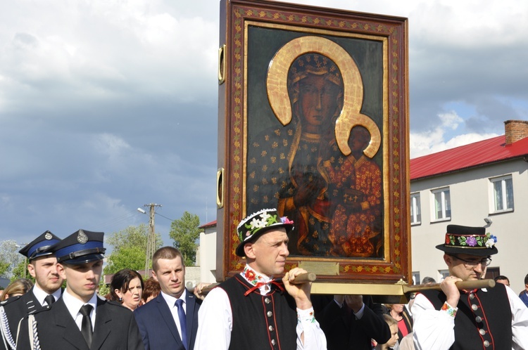 Powitanie ikony MB Częstochowskiej w Bąkowie