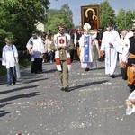 Powitanie ikony MB Częstochowskiej w Bąkowie
