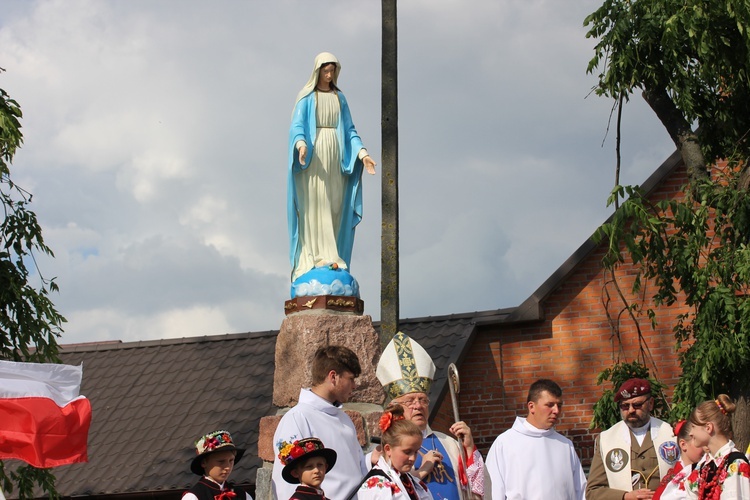 Powitanie ikony MB Częstochowskiej w Bąkowie