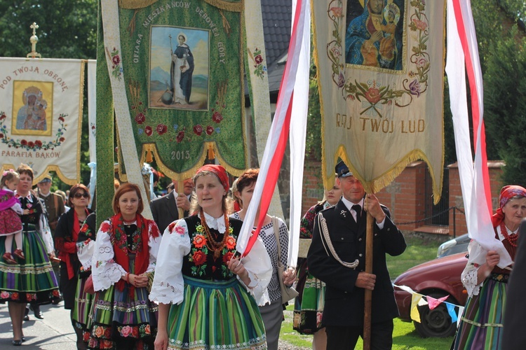 Powitanie ikony MB Częstochowskiej w Bąkowie