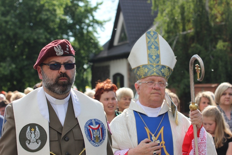 Powitanie ikony MB Częstochowskiej w Bąkowie