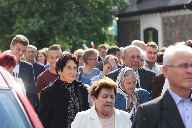 Powitanie ikony MB Częstochowskiej w Bąkowie