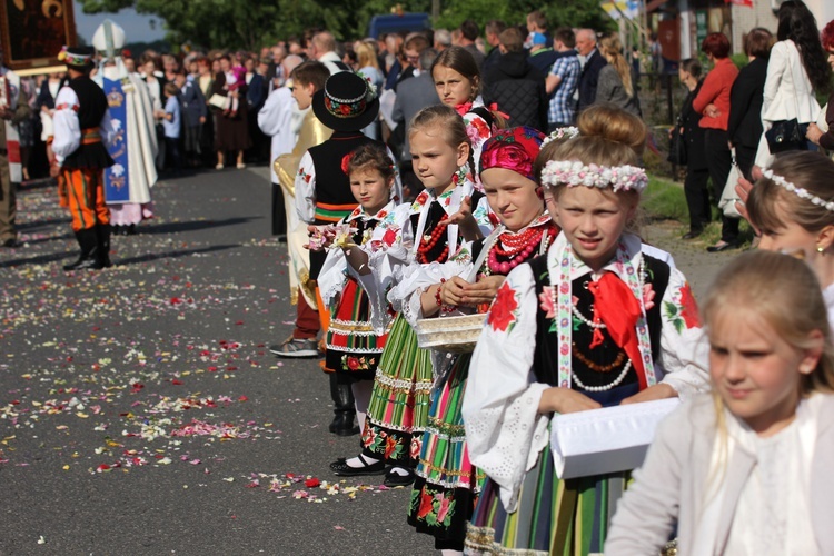 Powitanie ikony MB Częstochowskiej w Bąkowie