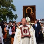 Powitanie ikony MB Częstochowskiej w Chruślinie