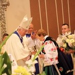 Powitanie ikony MB Częstochowskiej w parafii Chrystusa Dobrego Pasterza w Łowiczu