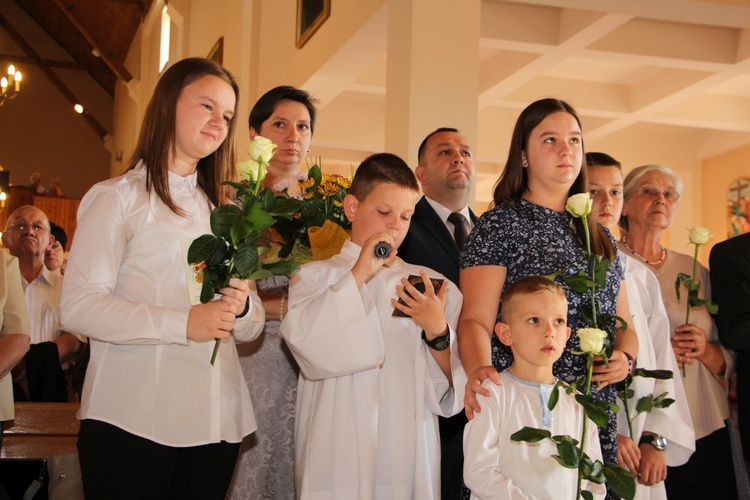 Powitanie ikony MB Częstochowskiej w parafii Chrystusa Dobrego Pasterza w Łowiczu