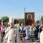 Powitanie ikony MB Częstochowskiej w parafii Chrystusa Dobrego Pasterza w Łowiczu