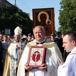 Powitanie ikony MB Częstochowskiej w parafii Chrystusa Dobrego Pasterza w Łowiczu