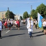 Powitanie ikony MB Częstochowskiej w parafii Chrystusa Dobrego Pasterza w Łowiczu