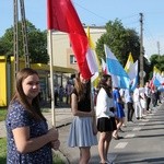 Powitanie ikony MB Częstochowskiej w parafii Chrystusa Dobrego Pasterza w Łowiczu