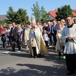 Powitanie ikony MB Częstochowskiej w parafii Chrystusa Dobrego Pasterza w Łowiczu