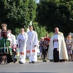 Powitanie ikony MB Częstochowskiej w parafii Chrystusa Dobrego Pasterza w Łowiczu