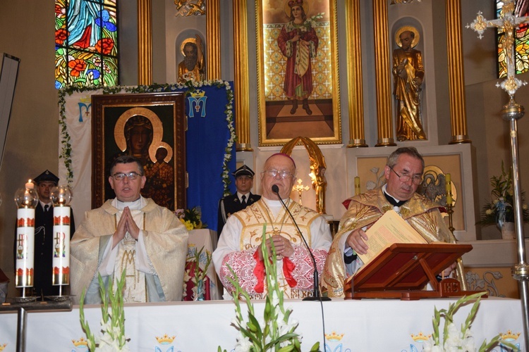 Powitanie ikony MB Częstochowskiej w Łyszkowicach