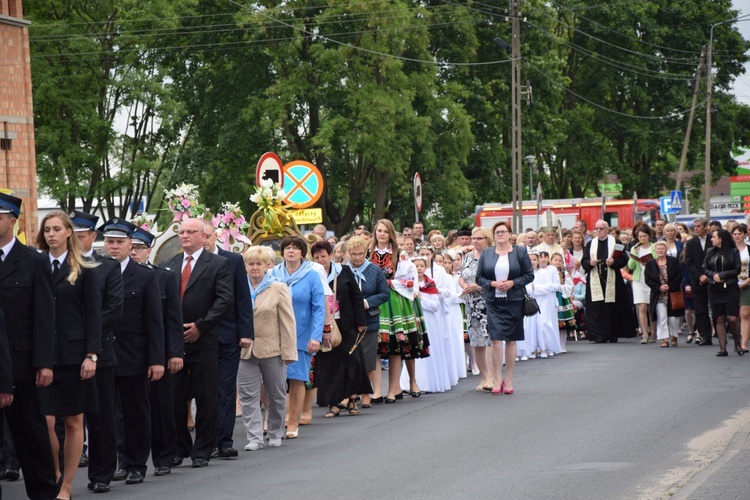 Powitanie ikony MB Częstochowskiej w Łyszkowicach