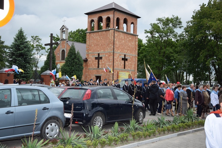 Powitanie ikony MB Częstochowskiej w Łyszkowicach