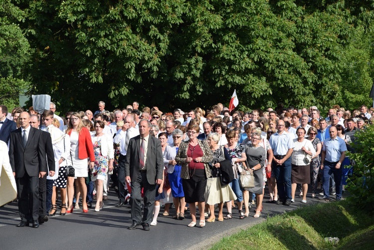 Powitanie ikony MB Częstochowskiej w Pszczonowie