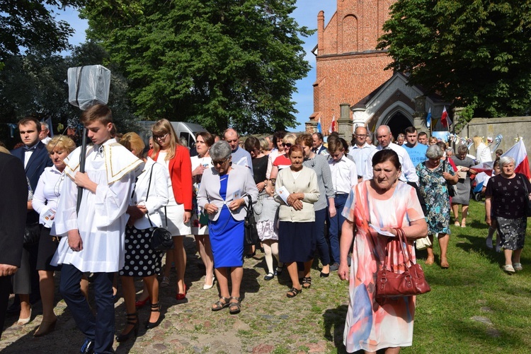 Powitanie ikony MB Częstochowskiej w Pszczonowie