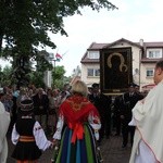 Powitanie ikony MB Częstochowskiej w parafii Świętego Ducha w Łowiczu