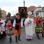 Powitanie ikony MB Częstochowskiej w parafii Świętego Ducha w Łowiczu