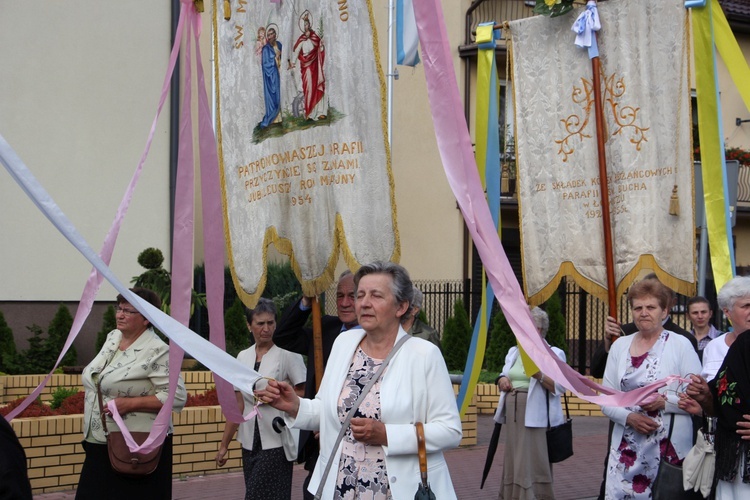 Powitanie ikony MB Częstochowskiej w parafii Świętego Ducha w Łowiczu