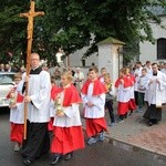 Powitanie ikony MB Częstochowskiej w parafii Świętego Ducha w Łowiczu